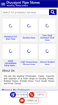Mobile Screenshot of divyajyotpipestores.com