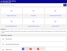 Tablet Screenshot of divyajyotpipestores.com